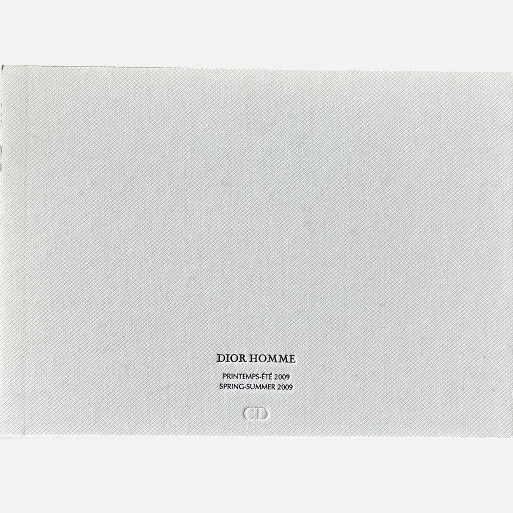 DIOR HOMME SPRING SUMMER 2009 collection lookbook catalog